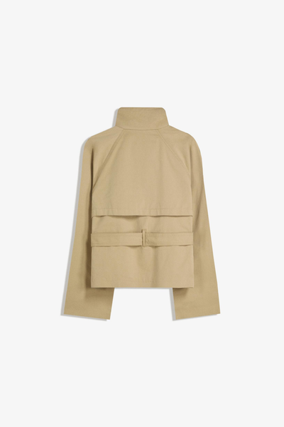 Coralia High-Neck Trenchcoat
