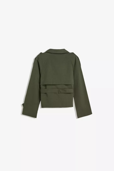 Coralia High-Neck Trenchcoat