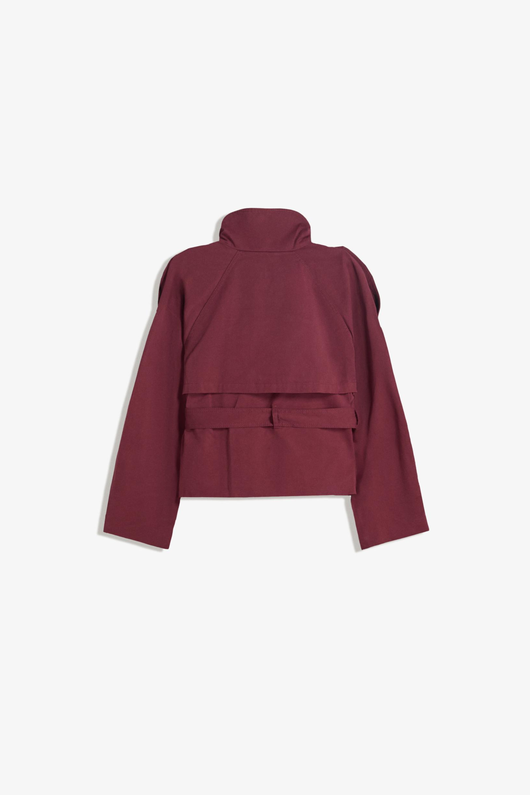 Coralia High-Neck Trenchcoat