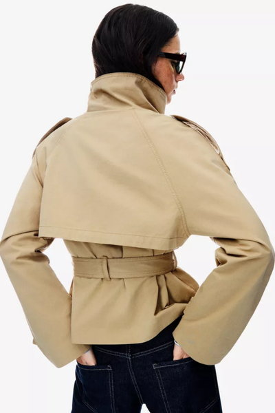 Coralia High-Neck Trenchcoat