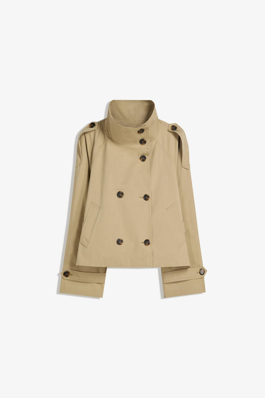 Coralia High-Neck Trenchcoat